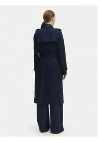 TOMMY HILFIGER - Tommy Hilfiger Trencz WW0WW48873 Granatowy Slim Fit. Kolor: niebieski. Materiał: bawełna #3