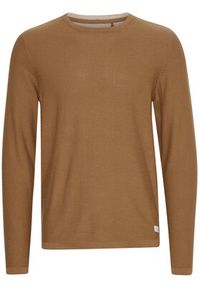 Blend Sweter 20715134 Brązowy Slim Fit. Kolor: brązowy. Materiał: bawełna #8