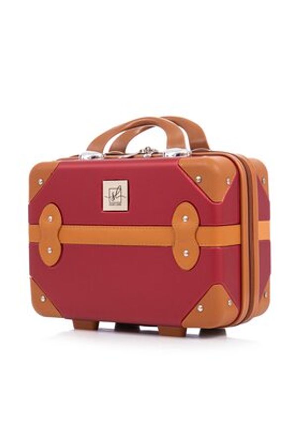 Semi Line Kuferek T5840-1 Bordowy. Kolor: czerwony