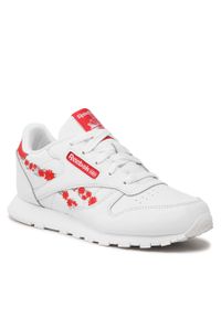 Buty Reebok Classic Leather Shoes HP9521 Cloud White/Cloud White/Vector Red. Kolor: biały. Materiał: materiał