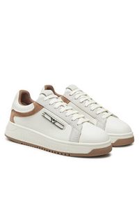 Emporio Armani Sneakersy X3X024 XR222 C679 Biały. Kolor: biały. Materiał: skóra #3