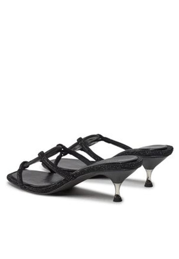 Tory Burch Klapki 152178 Czarny. Kolor: czarny. Materiał: skóra