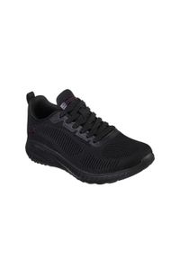 skechers - Buty na co dzień damskie SKECHERS BOBS SQUAD CHAOS - FACE OFF lekkie. Okazja: na co dzień. Kolor: czarny. Model: Skechers Sport. Sport: bieganie