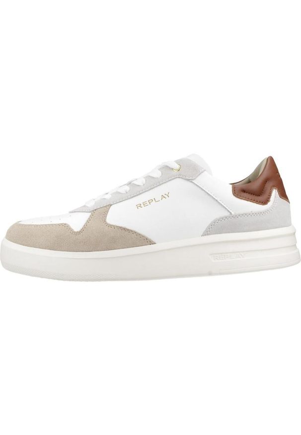 Replay - Buty REPLAY RZ4O0019L Biały. Kolor: biały. Materiał: syntetyk. Sport: turystyka piesza
