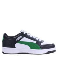 Puma - Buty na co dzień młodzieżowe PUMA REBOUND JOY LOW JR eko skóra. Okazja: na co dzień. Kolor: biały, wielokolorowy. Materiał: syntetyk, materiał. Sport: turystyka piesza
