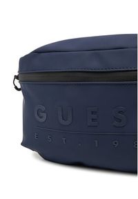 Guess Saszetka HMSOWR P5292 Granatowy. Kolor: niebieski. Materiał: skóra #3