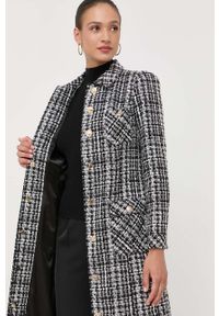 Marciano Guess płaszcz damski kolor czarny przejściowy. Okazja: na co dzień. Kolor: czarny. Styl: casual #3
