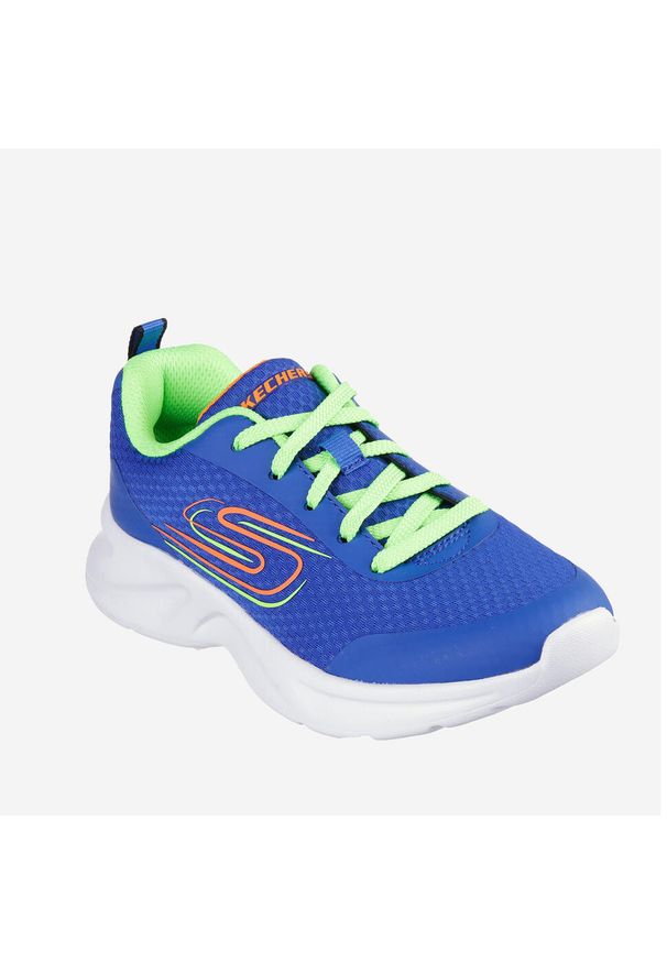 skechers - Buty dla dzieci Skechers Voronox. Okazja: na co dzień. Kolor: niebieski, zielony, wielokolorowy. Model: Skechers Sport. Sport: turystyka piesza