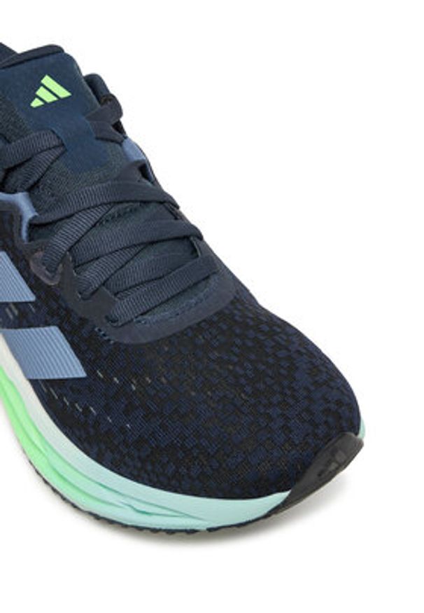 Adidas - adidas Buty do biegania adistar 4 JR0310 Granatowy. Kolor: niebieski. Materiał: materiał