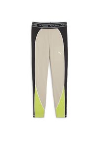 Legginsy Sportowe Damskie Puma Fit Train Strong 7/8. Kolor: wielokolorowy, beżowy #1