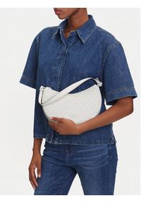 MICHAEL Michael Kors Torebka Kyla 32T5T8QU1B Biały. Kolor: biały. Materiał: skórzane