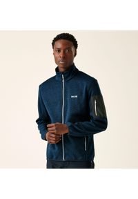 Polar turystyczny męski Newhill Regatta z suwakiem. Kolor: niebieski. Materiał: polar, poliester. Sport: turystyka piesza #1