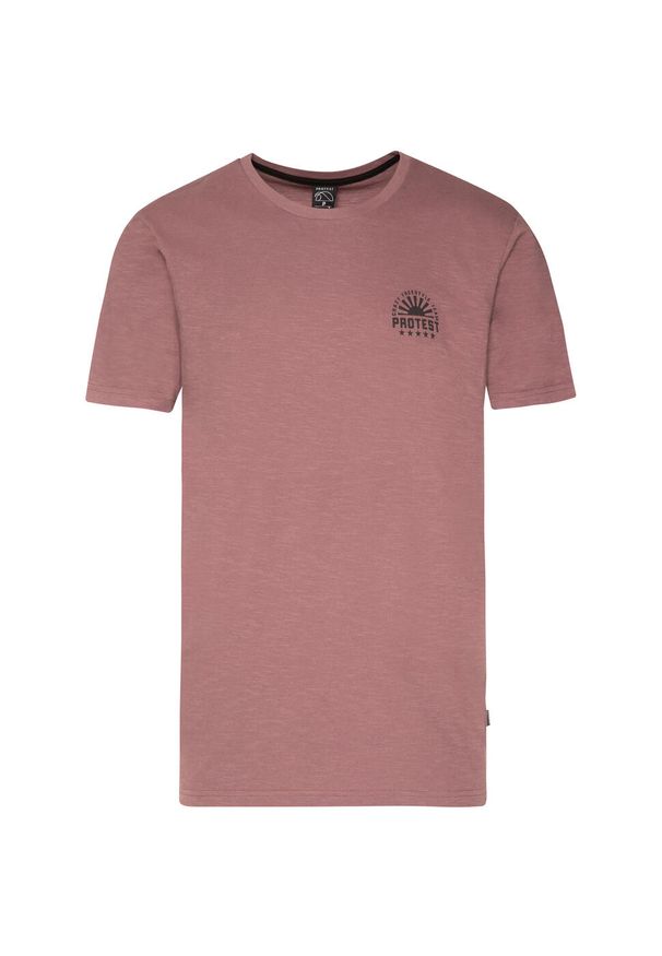 Protest - Koszulka męska PROTEST BASS t-shirt. Kolor: czerwony, brązowy, wielokolorowy