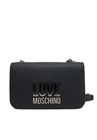 Love Moschino - LOVE MOSCHINO Torebka JC4254PP0MKD000B Czarny. Kolor: czarny. Materiał: skórzane #3