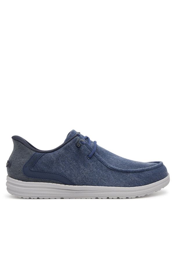 skechers - Mokasyny Skechers. Kolor: niebieski