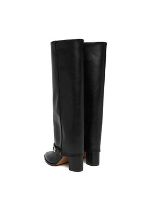 Nine West Kozaki CEO-ABRA-01 Czarny. Kolor: czarny. Materiał: materiał, syntetyk