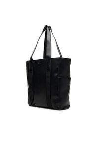Calvin Klein Torebka Webbing Strap Tote LV04F3289G Czarny. Kolor: czarny. Materiał: skórzane #4
