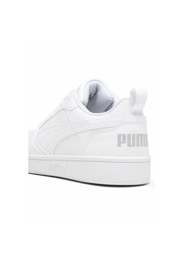 Puma - Buty do chodzenia męskie PUMA Rebound V6 Low. Kolor: biały, wielokolorowy, szary. Materiał: guma. Sport: turystyka piesza