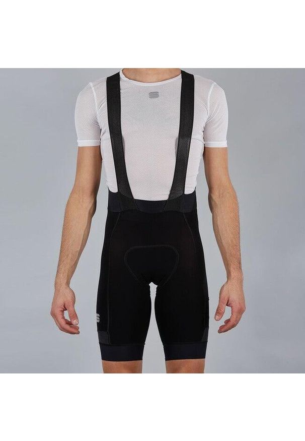 SPORTFUL - Spodenki rowerowe męskie Sportful Supergiara Bibshort. Kolor: czarny. Sport: kolarstwo