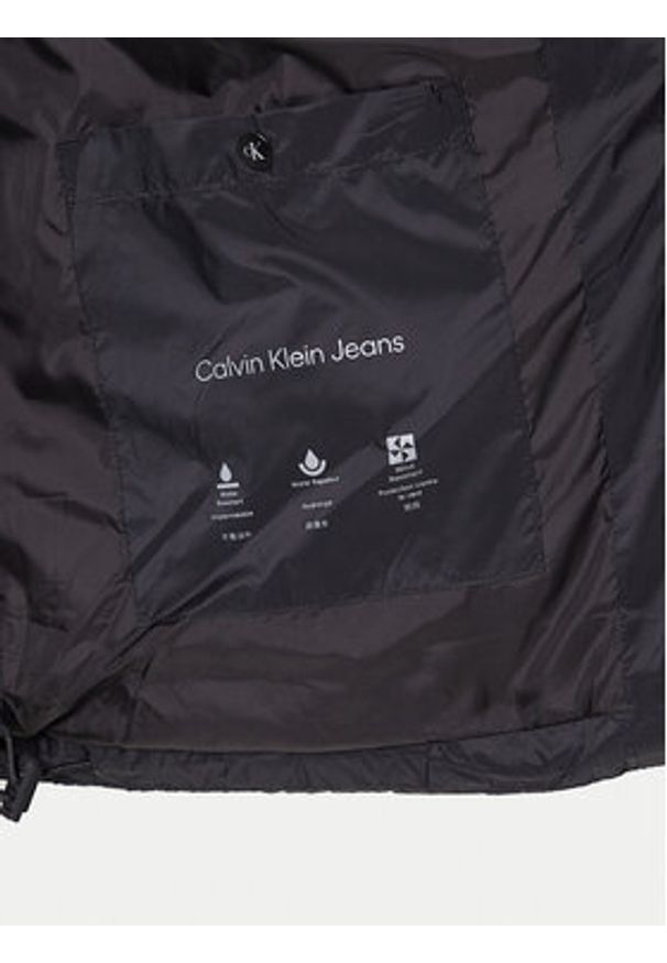 Calvin Klein Jeans Kurtka zimowa LV04RC511G Czarny Regular Fit. Kolor: czarny. Materiał: syntetyk. Sezon: zima