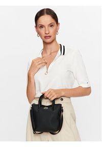 Lacoste Torebka Xs Shopping Cross Bag NF2609PO Czarny. Kolor: czarny. Materiał: skórzane #4