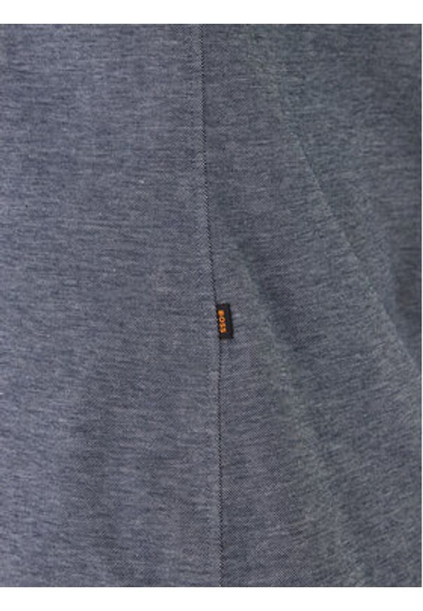 BOSS Koszula Mysoft 50519748 Granatowy Slim Fit. Kolor: niebieski. Materiał: bawełna