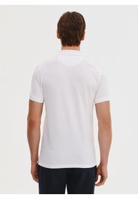 Pako Lorente - PAKO LORENTE - Biały gładki t-shirt polo. Okazja: na co dzień. Typ kołnierza: polo. Kolor: niebieski, biały, czarny. Materiał: bawełna. Wzór: gładki. Styl: casual #2