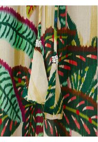 LOLA CASADEMUNT Sukienka letnia LS2616024 Kolorowy Relaxed Fit. Materiał: wiskoza. Wzór: kolorowy. Sezon: lato #4