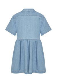 Tommy Jeans Sukienka jeansowa DW0DW20372 Niebieski Relaxed Fit. Kolor: niebieski. Materiał: bawełna #8