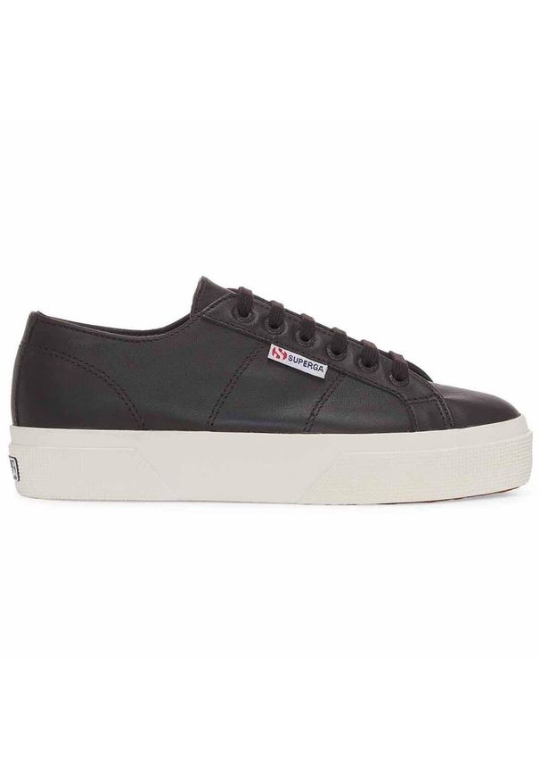 Sneakersy damskie Superga 2740 Platform. Okazja: na co dzień. Kolor: czarny. Obcas: na platformie
