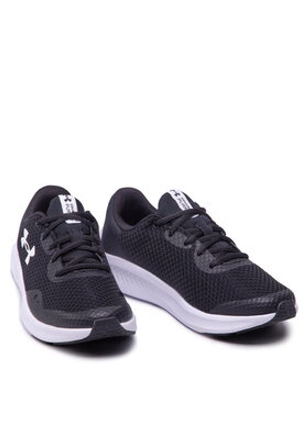 Under Armour Buty do biegania Ua Bgs Charged Pursuit 3 3024987-001 Czarny. Kolor: czarny. Materiał: materiał