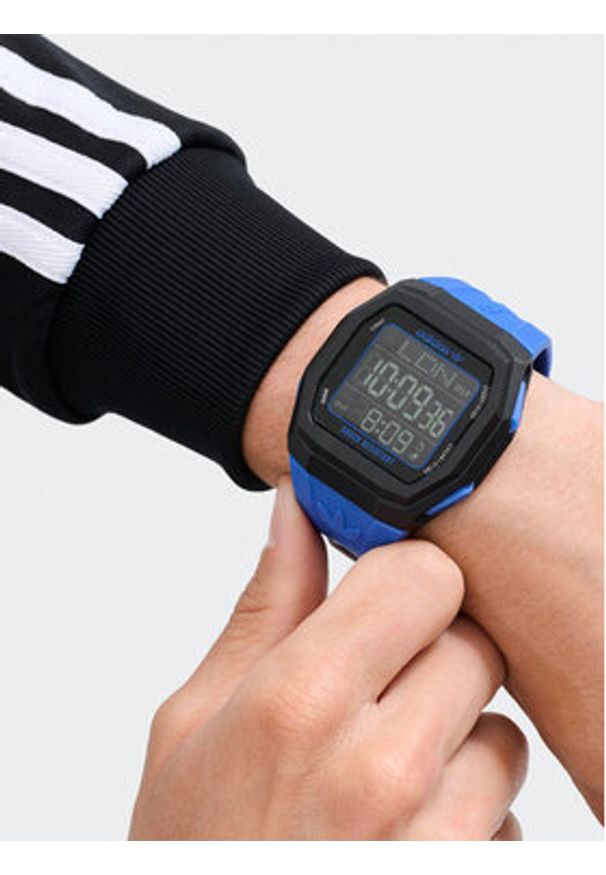 Adidas - adidas Zegarek Tech One AOST24565 Niebieski. Kolor: niebieski