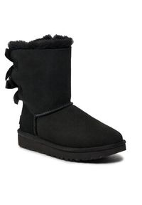 Ugg Śniegowce W Bailey Bow II 1016225 Czarny. Kolor: czarny. Materiał: skóra #3