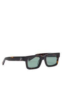 TOMMY HILFIGER - Okulary przeciwsłoneczne Tommy Hilfiger. Kolor: brązowy #1