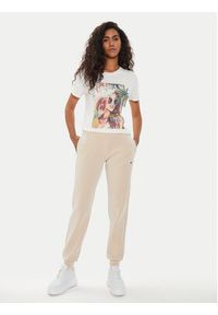 Guess T-Shirt W4YI46 K9RM1 Écru Regular Fit. Materiał: bawełna #3