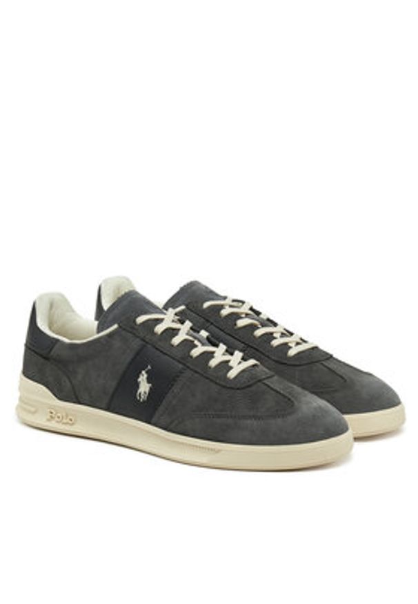 Polo Ralph Lauren Sneakersy Aera 809956120002 Szary. Kolor: szary. Materiał: zamsz, skóra