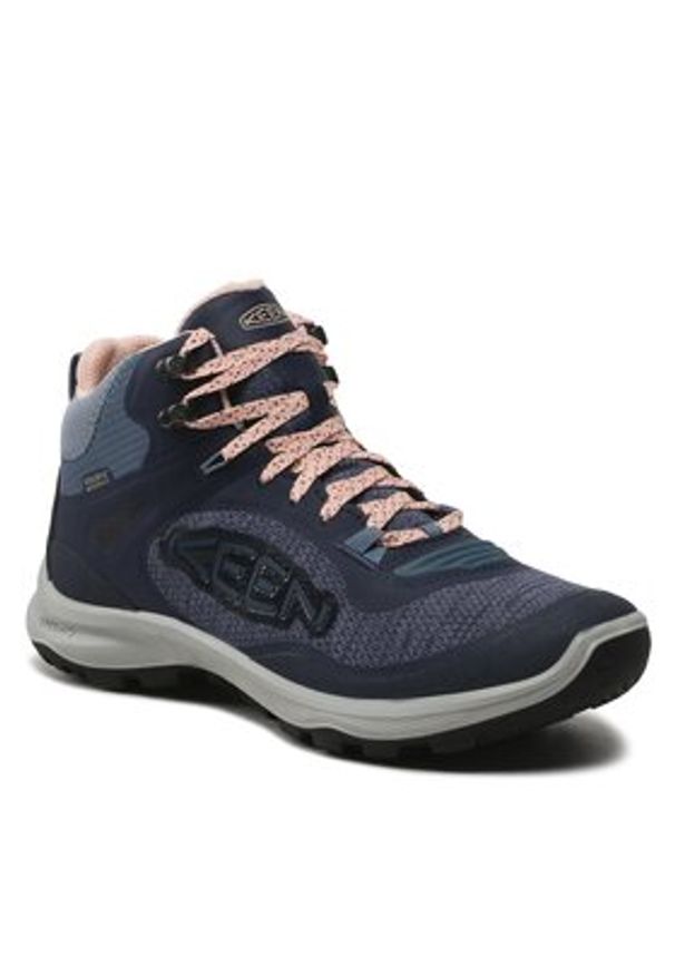 keen - Keen Trekkingi Terradora Flex Mid Wp W 1026877 Granatowy. Kolor: niebieski. Materiał: materiał