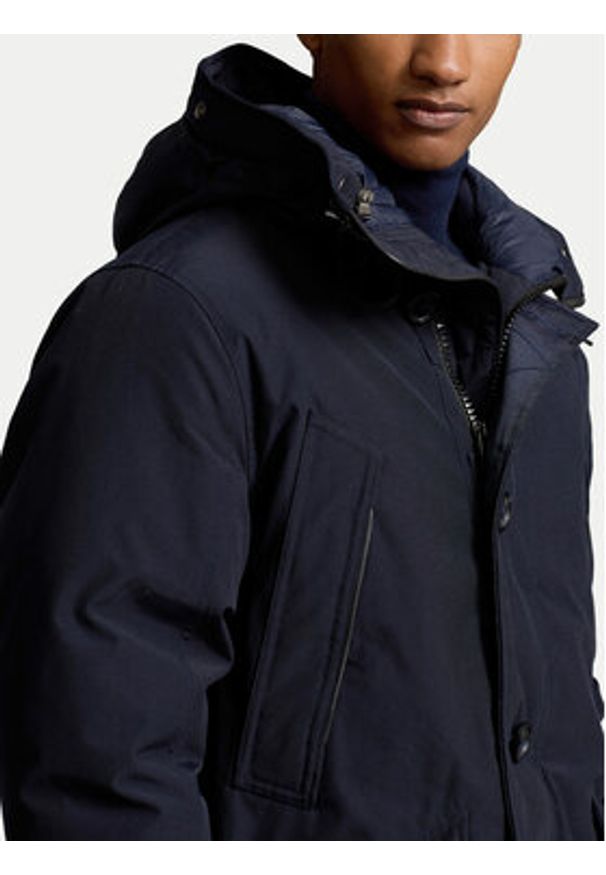 Polo Ralph Lauren Kurtka puchowa 710940235002 Granatowy Regular Fit. Typ kołnierza: polo. Kolor: niebieski. Materiał: syntetyk