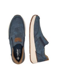 Rieker Półbuty 11550-15 Niebieski. Kolor: niebieski. Materiał: materiał #3