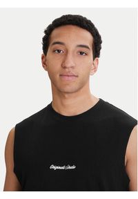 Jack & Jones Tank top Norrebro Emb 12292009 Czarny Regular Fit. Kolor: czarny. Materiał: bawełna #3