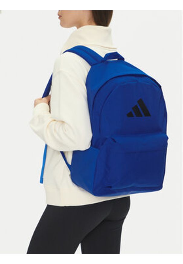 Adidas - adidas Plecak C-CLSC BARS BP IS7050 Niebieski. Kolor: niebieski. Materiał: materiał