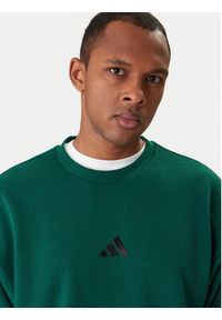 Adidas - adidas Bluza Essentials 3-Stripes JE6306 Zielony Regular Fit. Kolor: zielony. Materiał: bawełna #2