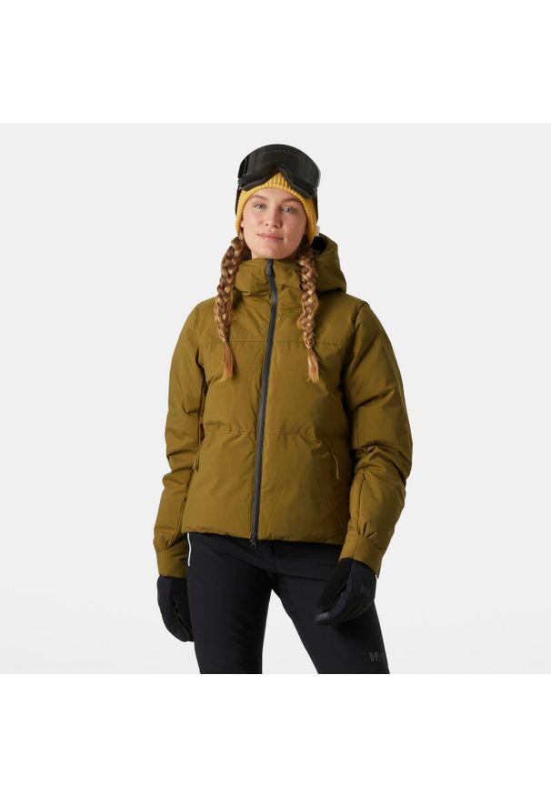 Damska kurtka narciarska Helly Hansen Nora. Kolor: brązowy. Sezon: zima. Sport: narciarstwo