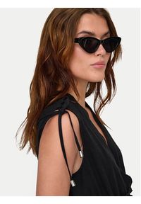 only - ONLY Sukienka letnia Goa 15363694 Czarny Regular Fit. Kolor: czarny. Materiał: len. Sezon: lato #3