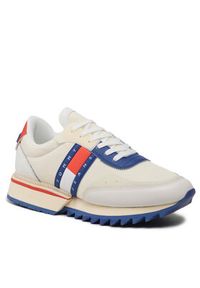 Tommy Jeans Sneakersy Tjm Runner Translucent EM0EM01219 Beżowy. Kolor: beżowy. Materiał: materiał #3