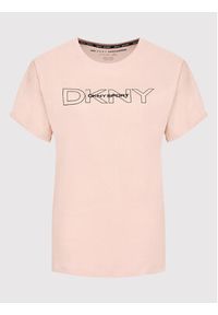 DKNY Sport T-Shirt DP1T8483 Różowy Regular Fit. Kolor: różowy. Materiał: bawełna. Styl: sportowy