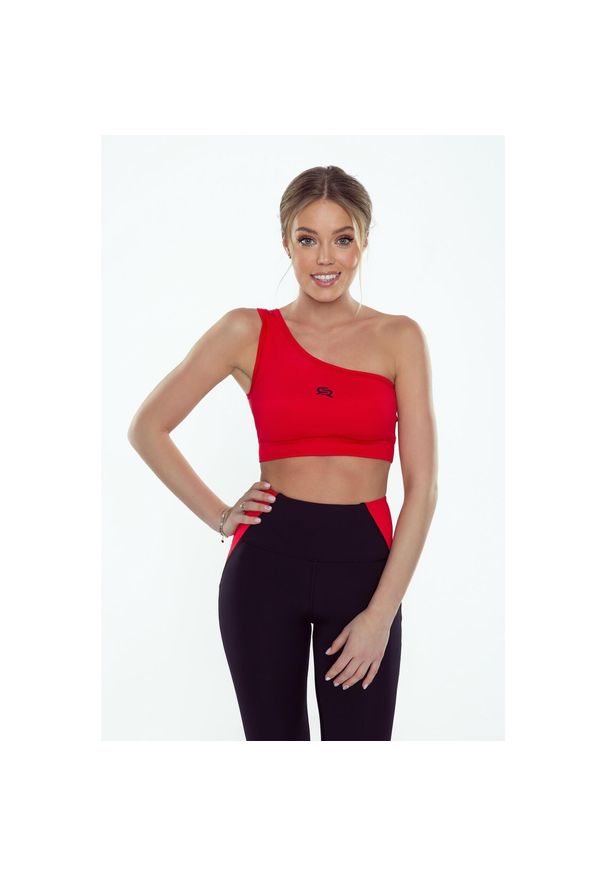 ROUGH RADICAL - Top fitness damski Rough Radical Gamma Top. Kolor: czerwony. Sport: fitness