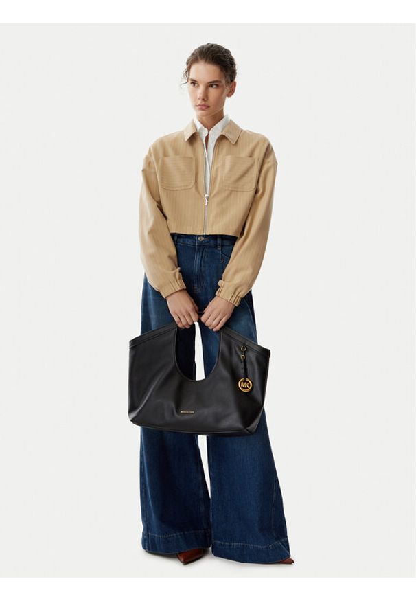 MICHAEL Michael Kors Torebka 30T6AX6T3L Czarny. Kolor: czarny. Materiał: skórzane