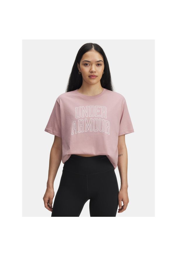 Koszulka Under Armour Rival Campus. Kolor: różowy. Sport: fitness