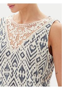 JDY Top Dodo 15296246 Écru Regular Fit. Kolor: kremowy. Materiał: syntetyk #5